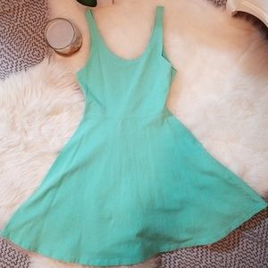 EXPRESS Mint Skater Dress